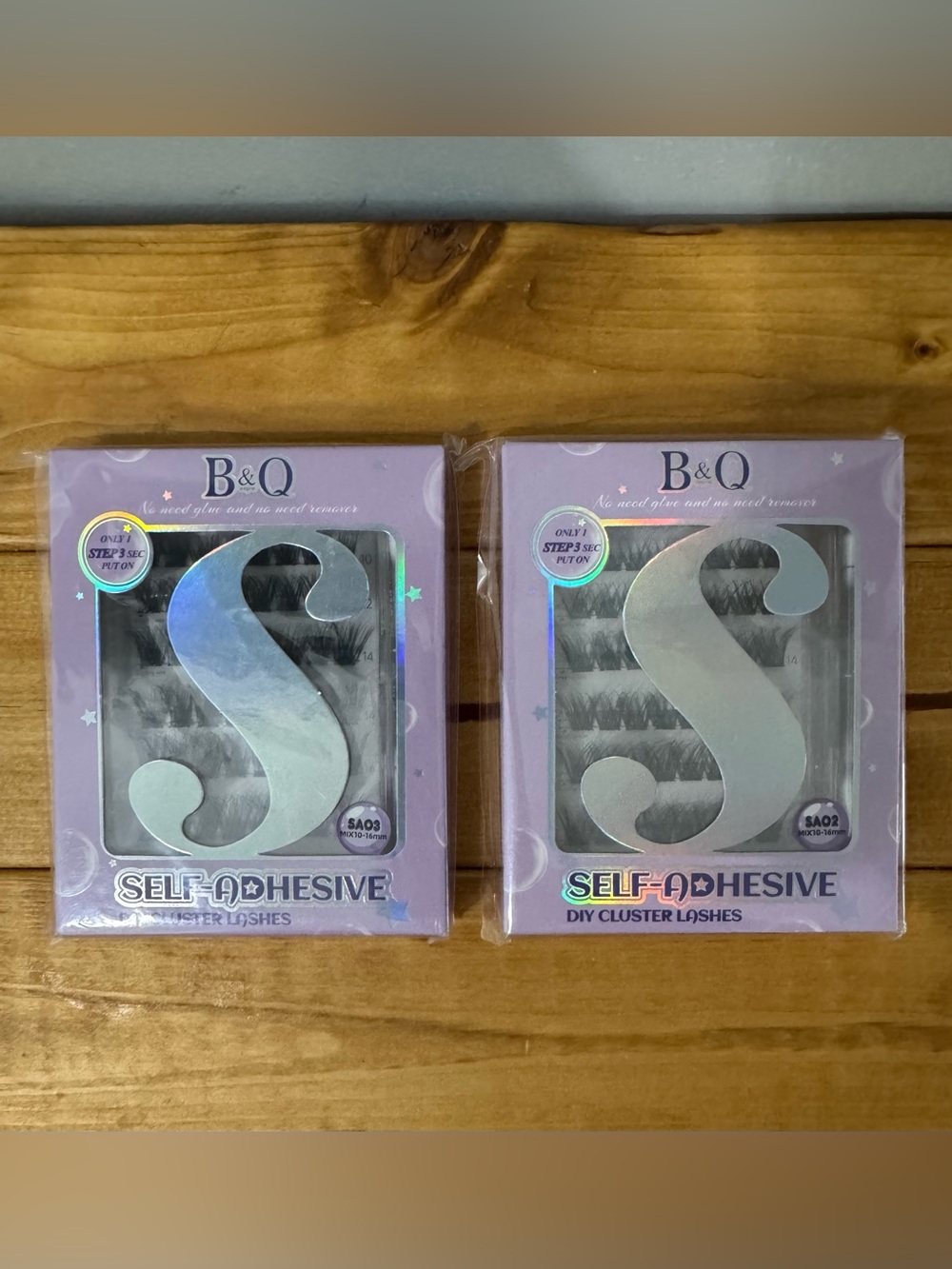 B&Q Self-Adhesive Cluster Lashes 2 Packs